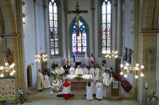 Feier der 1. Heiligen Kommunion in Sankt Crescentius (Foto: Karl-Franz Thiede)